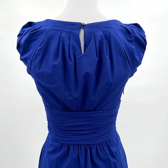 DIANE VON FURSTENBERG Jamila Dress Blue 0 - Picture 7 of 11